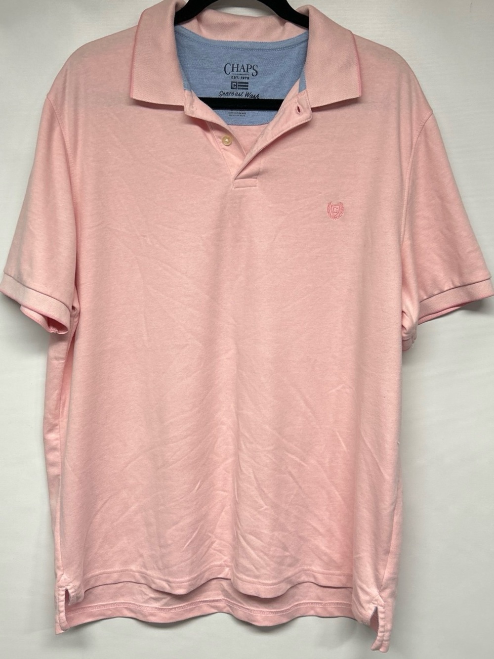 Chaps Light Pink Men's Polo Shirt